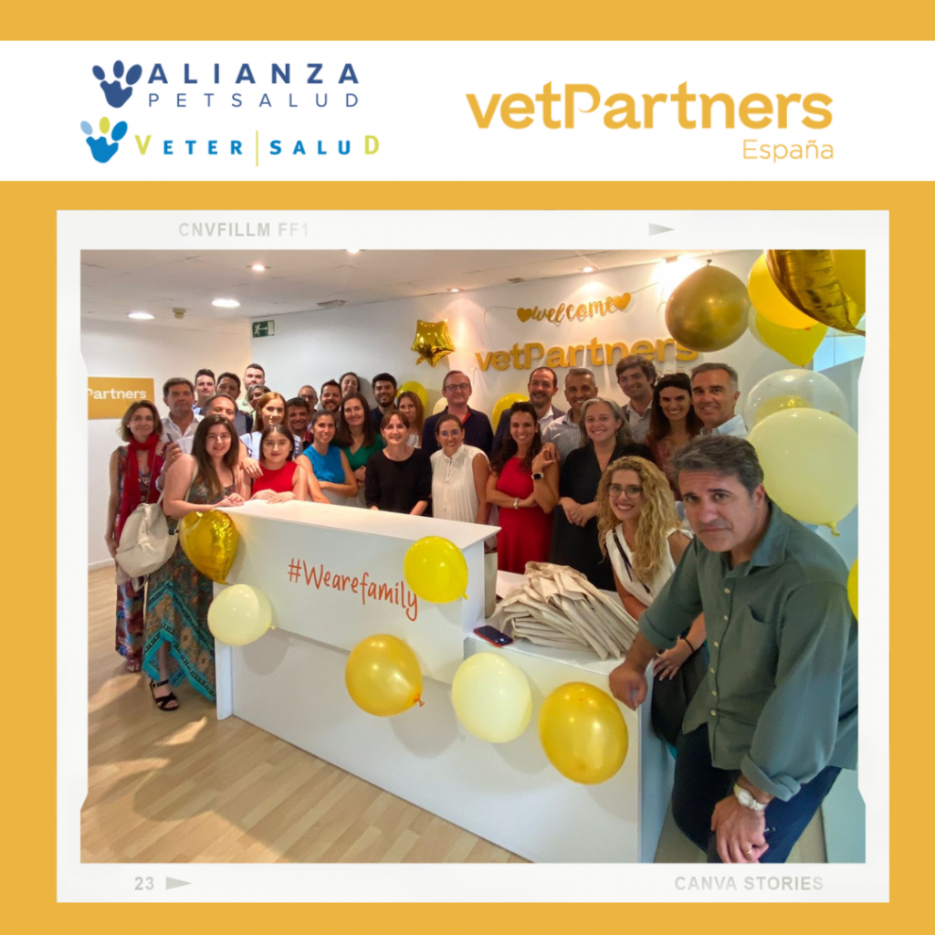 A VetPartners continua a crescer em Espanha com a incorporação da Alianza Petsalud-Vetersalud